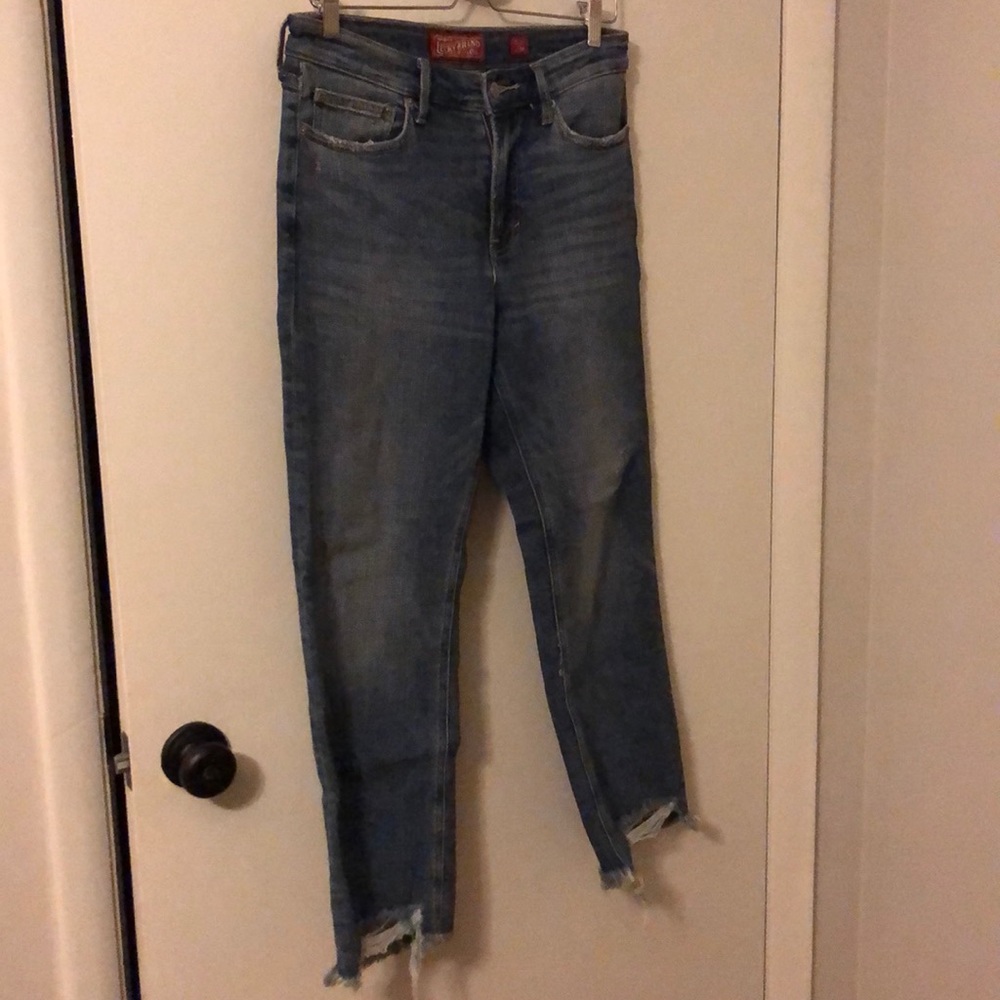 Girlfriend fit jeans.
